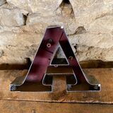 Metal letter A