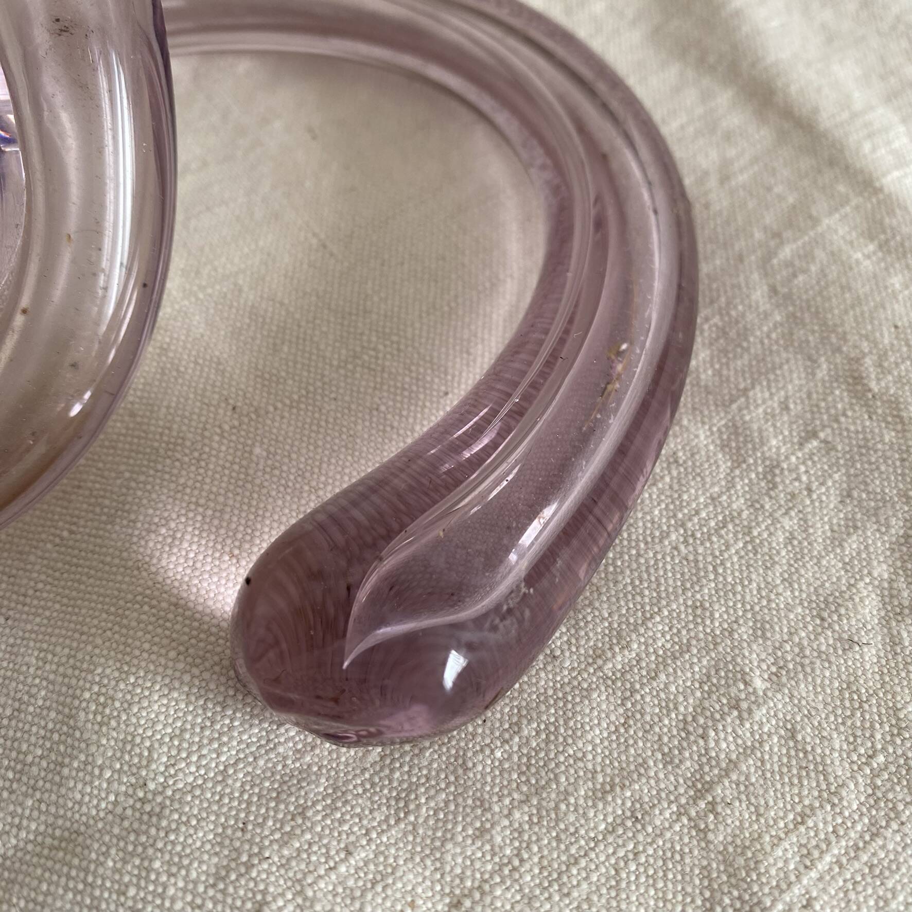 Trumpet vase 27 cm, Murano vase from the 1970s.
