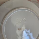 Set of 3 small opaque porcelain plates