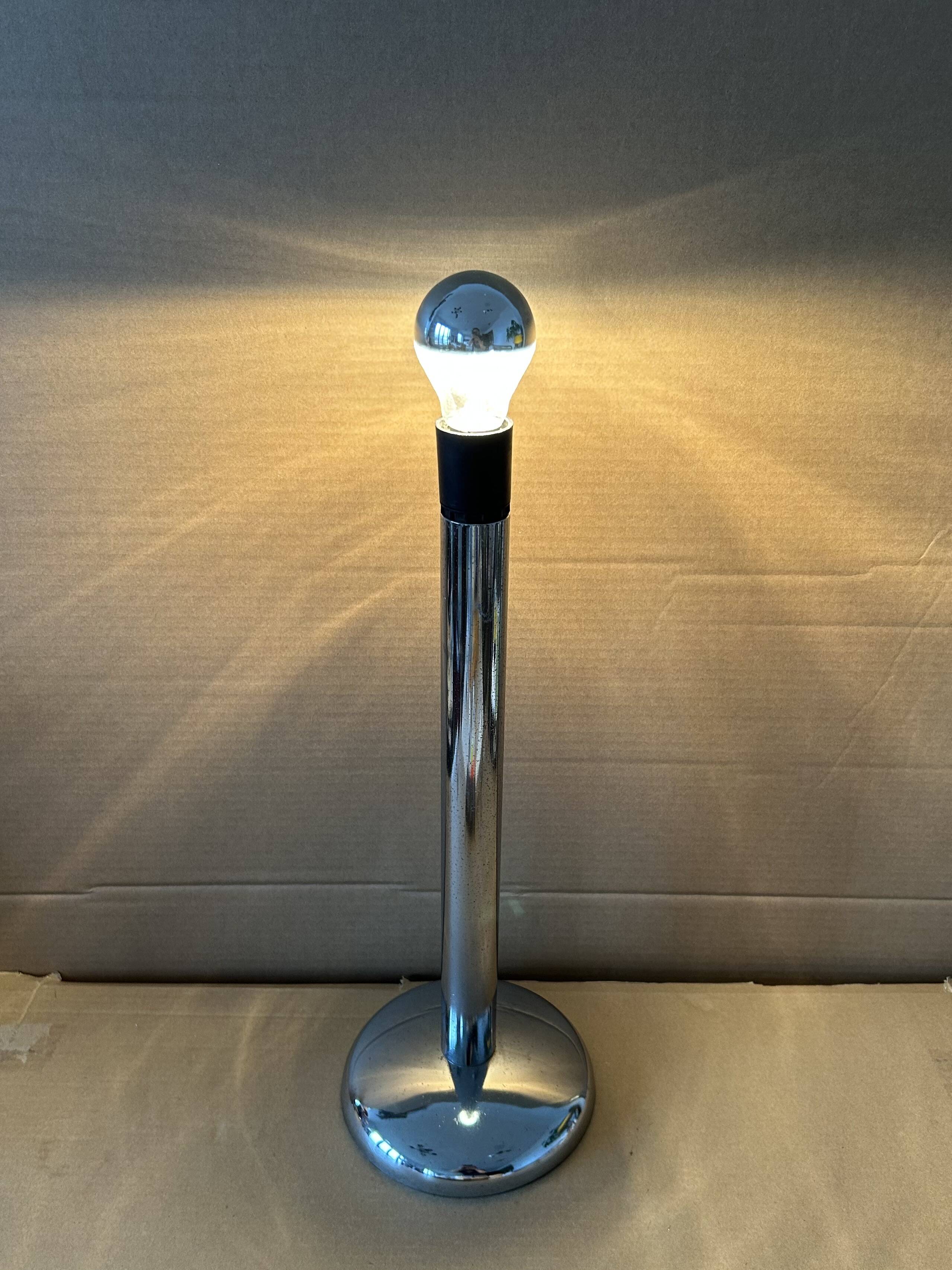 1970s chrome lamp