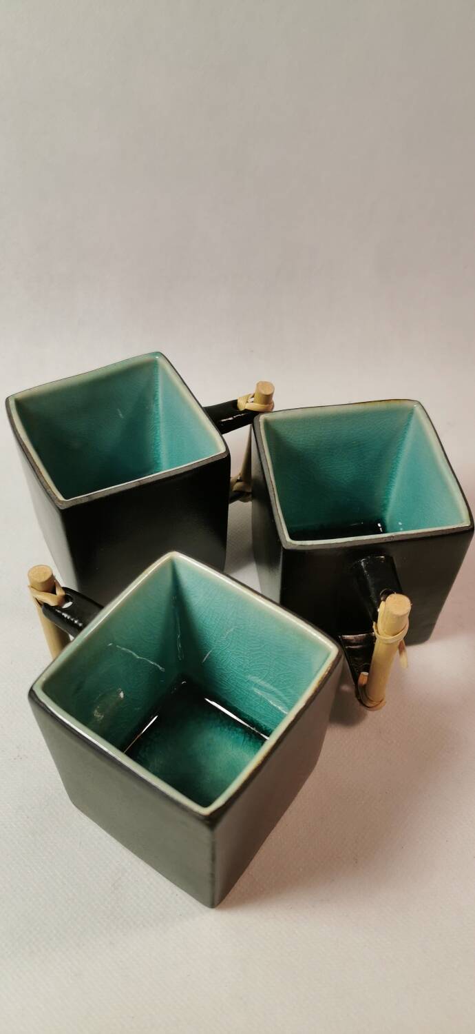 Very beautiful Vietnamese-made tea service, handcrafted