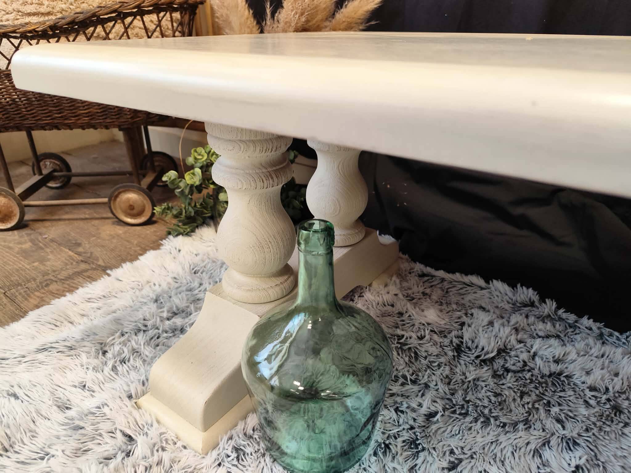 Table basse en chene massif