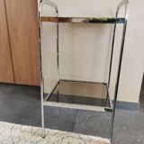 Petite étagère vintage métal chromé