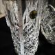 lemonade service, pitchers and glasses, in Lorraine crystal, the Grand Dukes, gold border