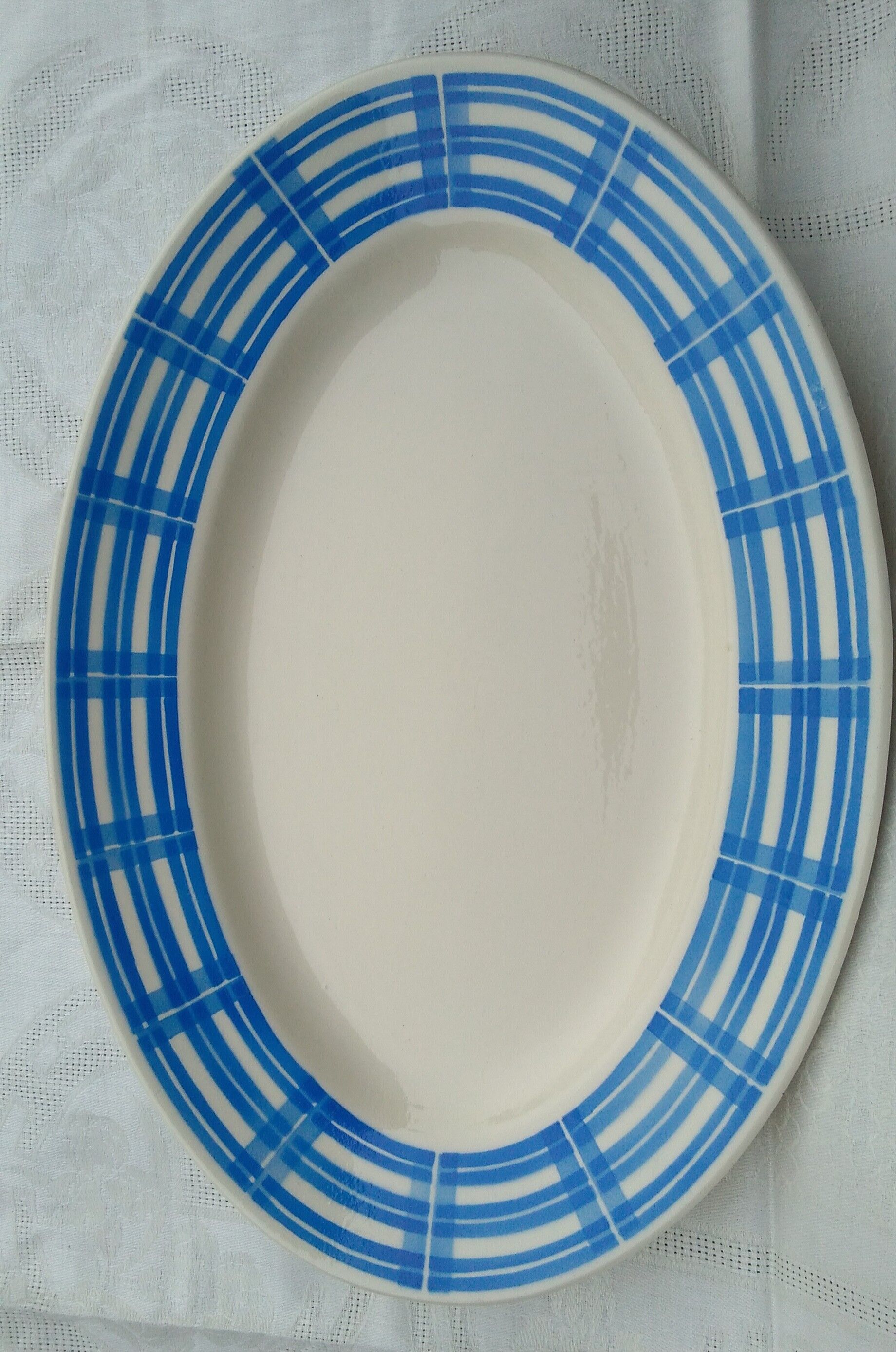 Big Badonviller Oval Plate