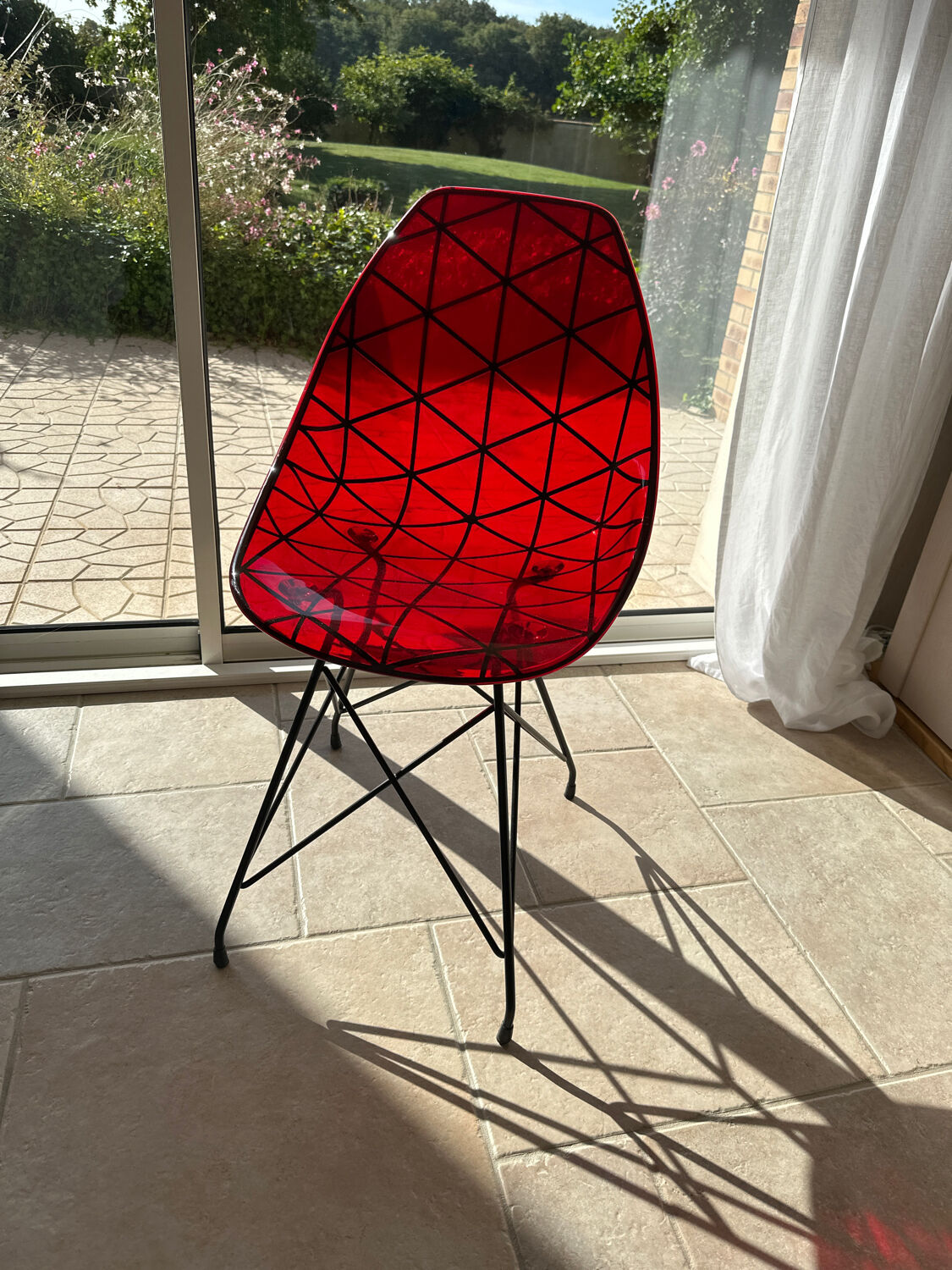 6 Italian design chairs Dal Segno model Prisma Eiffel