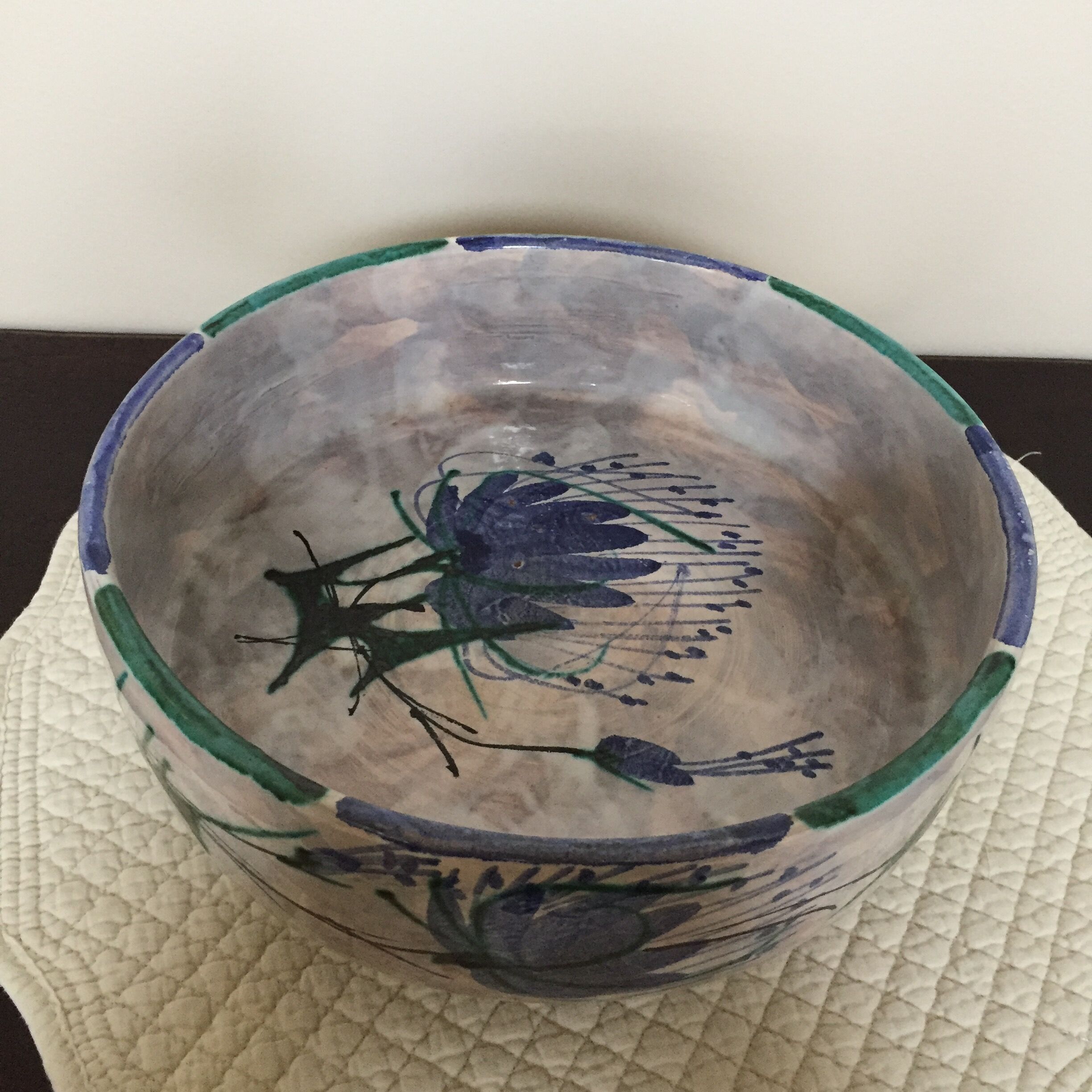 Vallauris enamelled ceramic cut by LE BESCON