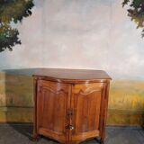 Curved sideboard from the late 19th century in walnut