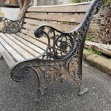 Banc de jardin en fonte