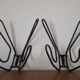 Set of 2 vintage Ettore Sotsass coat hooks