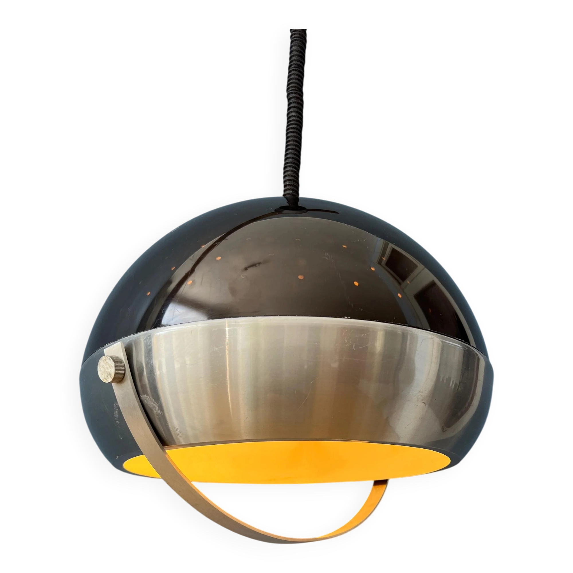 Suspension dôme Space Age Lakro Mid-Century