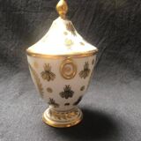 Vintage Limoges Porcelain Chocolate Set: Empire Style, Hand-Painted Bees
