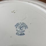 Plat rond 33 cm en faïence de Maastricht modèle Clara