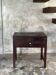 Antique Indonesian teak workbench with two drawers H80.5 L79.5x51