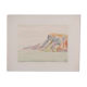 Camille combe: the mountain of bear island, original signed monotype
