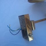 Pair of vintage brass wall light