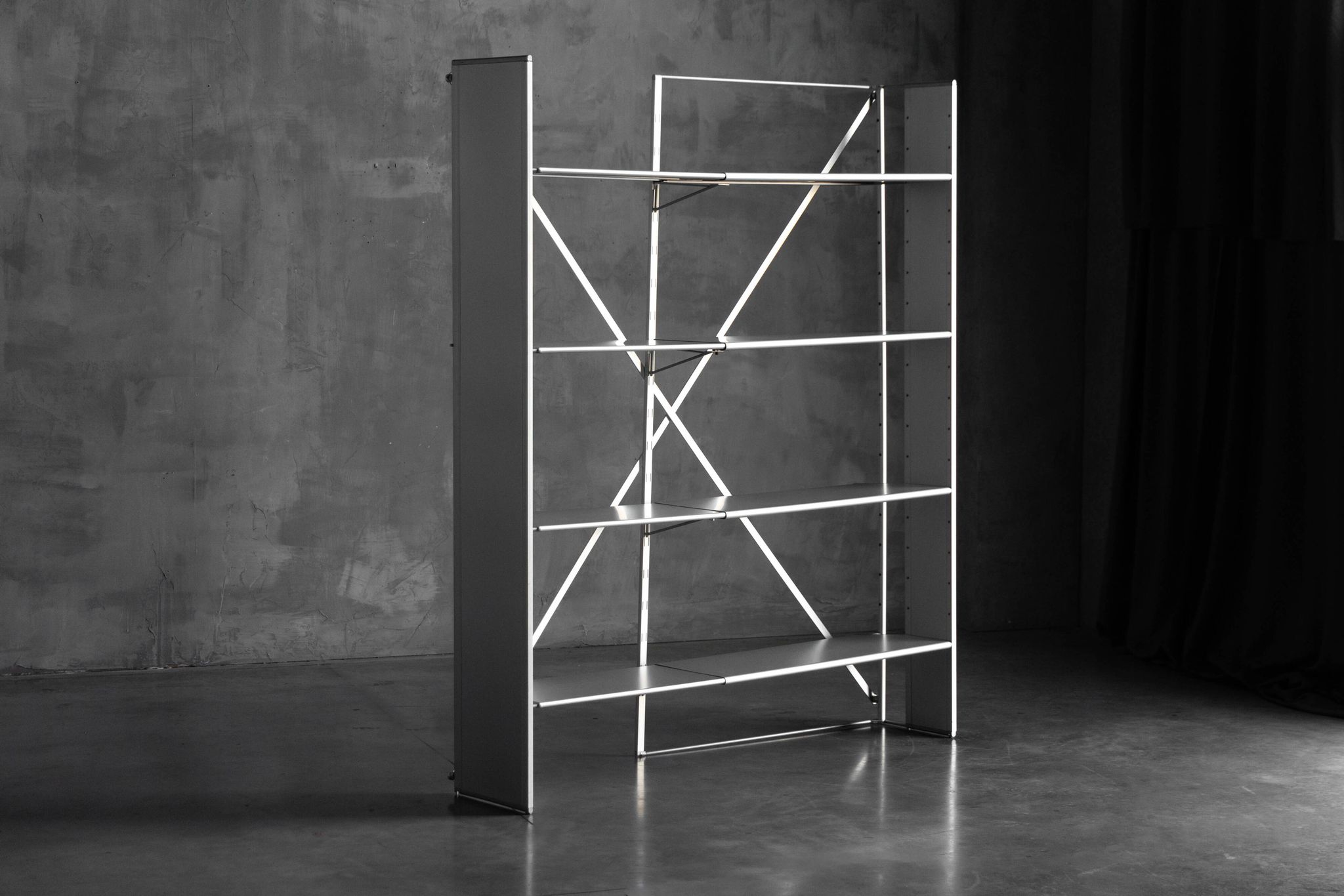 Fra Dolcino Shelving Unit by Mireille Rivier & Paolo Pallucco, Italy, 1884