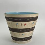 Large ceramic plant pot from the 1950s
