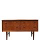 Small English teak sideboard from the 1960s.