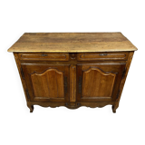 Pretty Rustic Louis XV Period Buffet in solid walnut and oak circa 1750