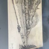 4 LYTHOGRAPHIES OF GRENOBLE UNDER GLASS