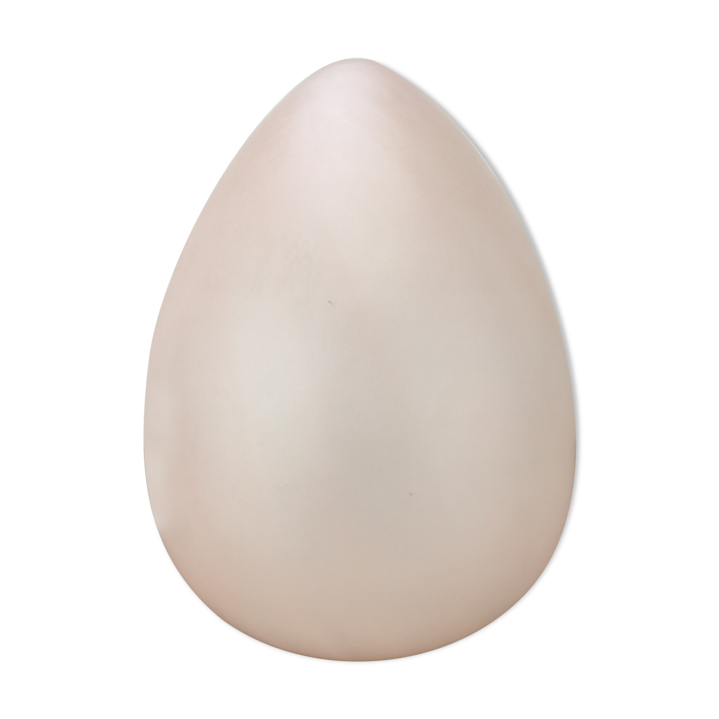 Pink Murano glass egg lamp, 70s