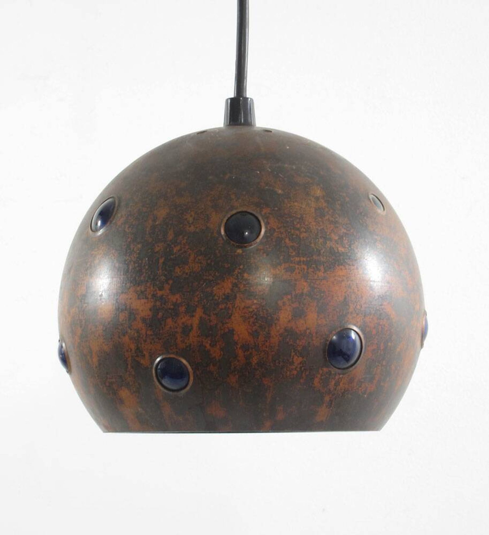 Nanny Still for Raak Globe Pendant Lamp 1960s Copper & Glass Finnish Modern