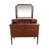 Commode coiffeuse en acajou