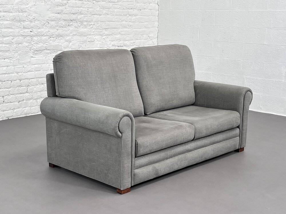 Canapé 2 Places en Tissu Gris