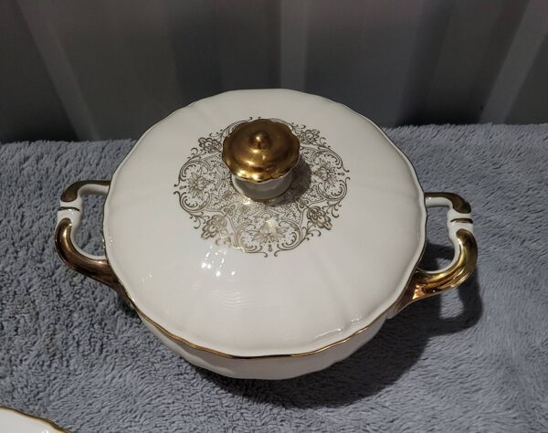 Service de vaisselle en porcelaine de Bavière 67 pièces