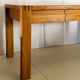 Solid elm desk Maison Renew, France 1980s