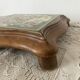 Art Nouveau wood and ceramic trivet