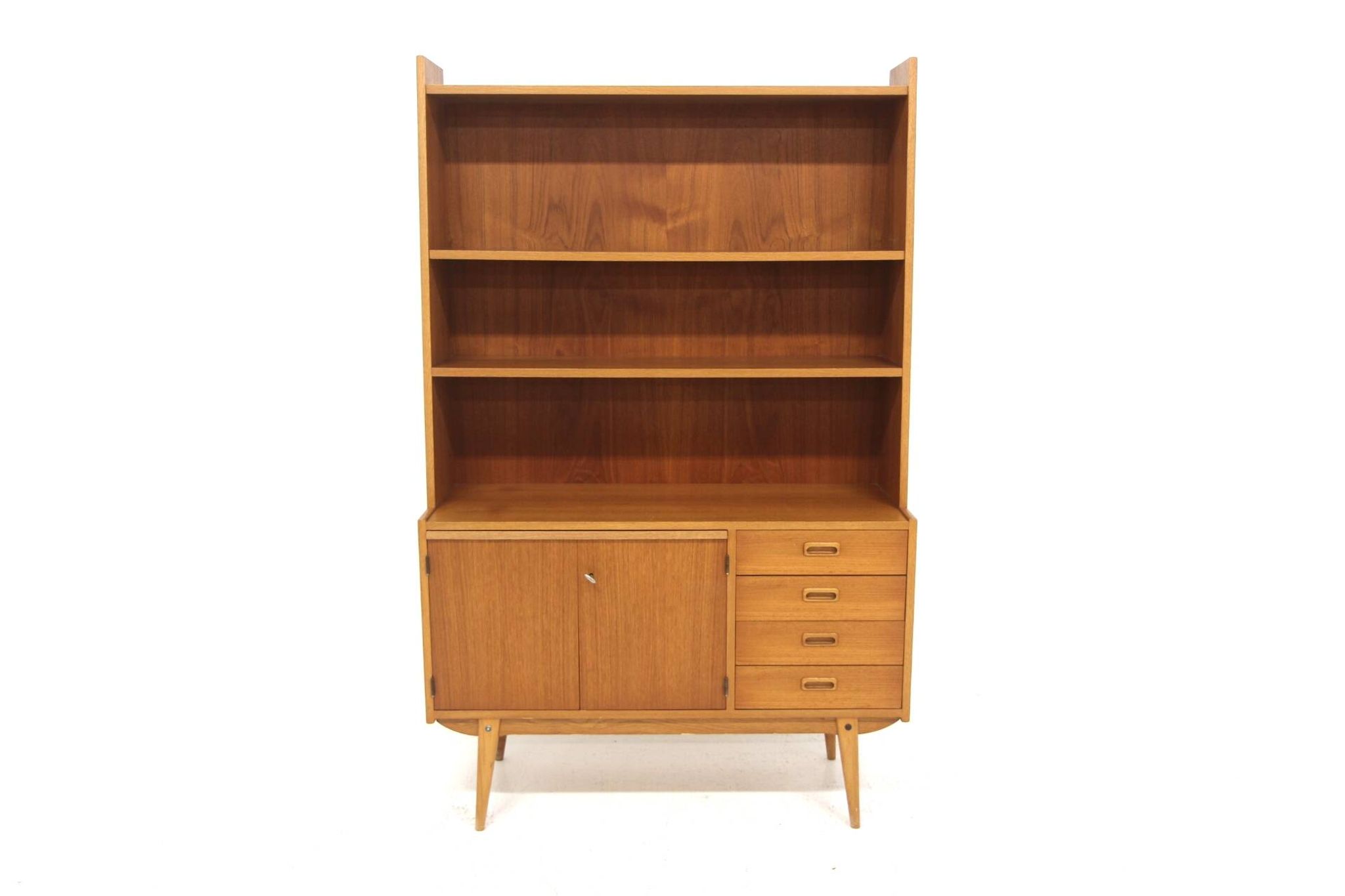 Secrétaire scandinave en teck et en chêne, Suède, 1960