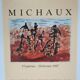 Affiche originale exposition Henri Michaux Paris 1987