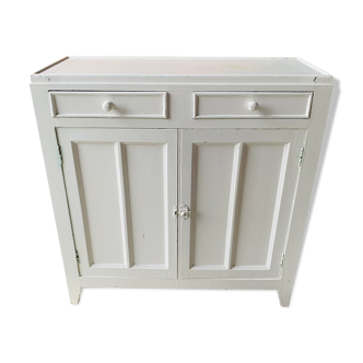 White parisian buffet - 2 drawers