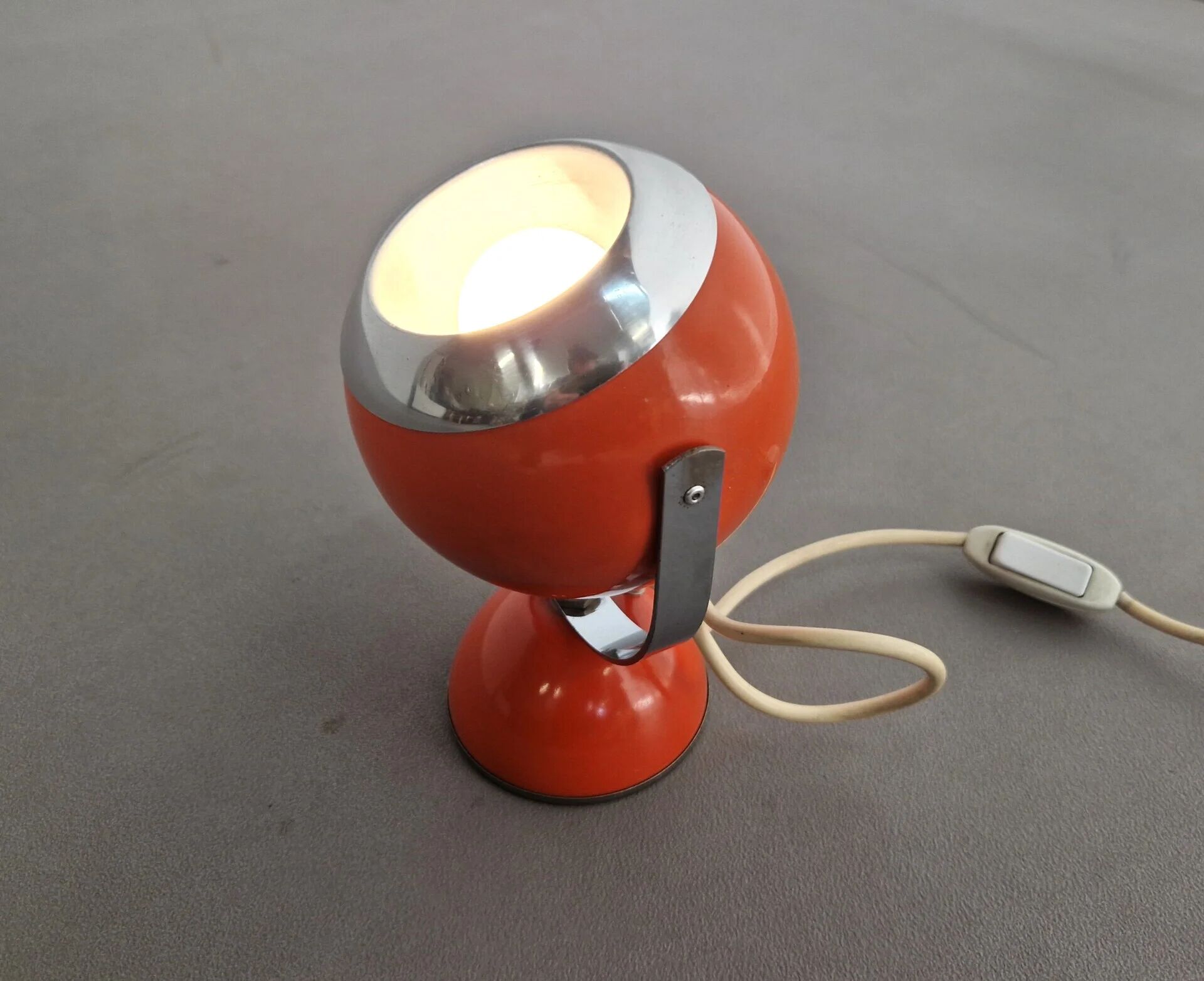 Lampe de table œil de l'ère spatiale | Années 1970