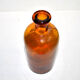 Set of 4 old brown glass apothecary bottles - Lab pharmacy bottle