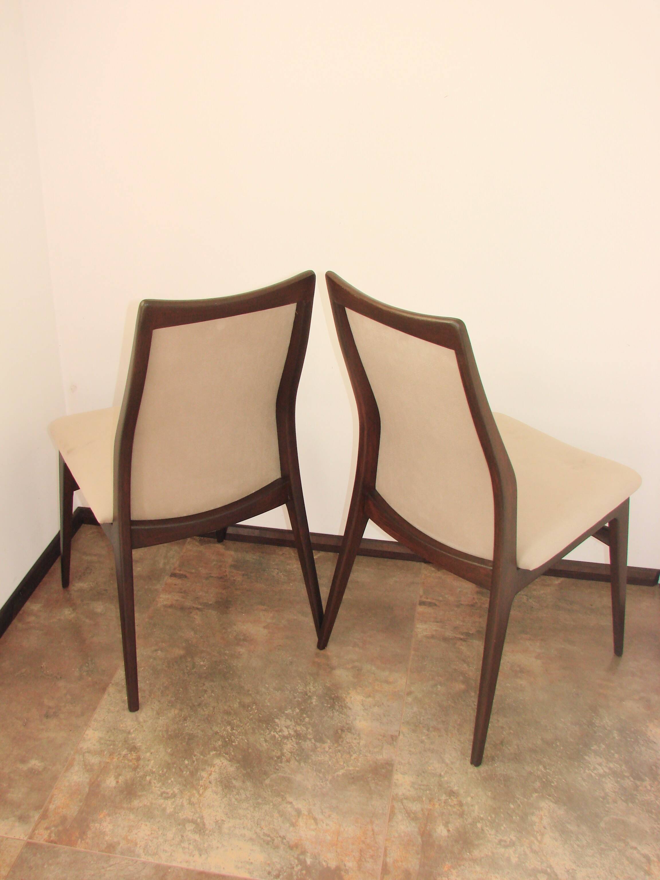 A pair of chairs by Wilhelm Benze GmbH, 1960s.