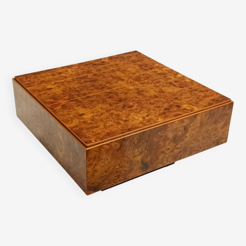 Postmodern Square Elm Root Coffee Table