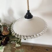 Suspension en opaline vintage "Simone"