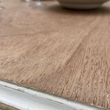 Square wooden table