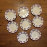 Creil Montereau Plates - Scottish