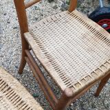 4 country chairs