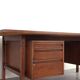 Mid-Century Large American Walnut Executive Desk