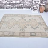 Bohemian hand knotted Oushak rug sku 3484