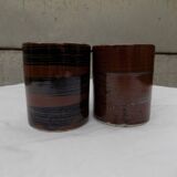 set of 2 stoneware mugs