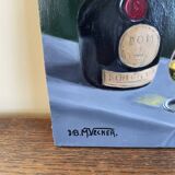 Old oil painting on panel jb maurice vecker 1896-1998 still life