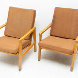 Pair of mid century Danish style armchairs for Ton, 1970´s