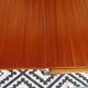 Table vintage en bois avec pieds compas
