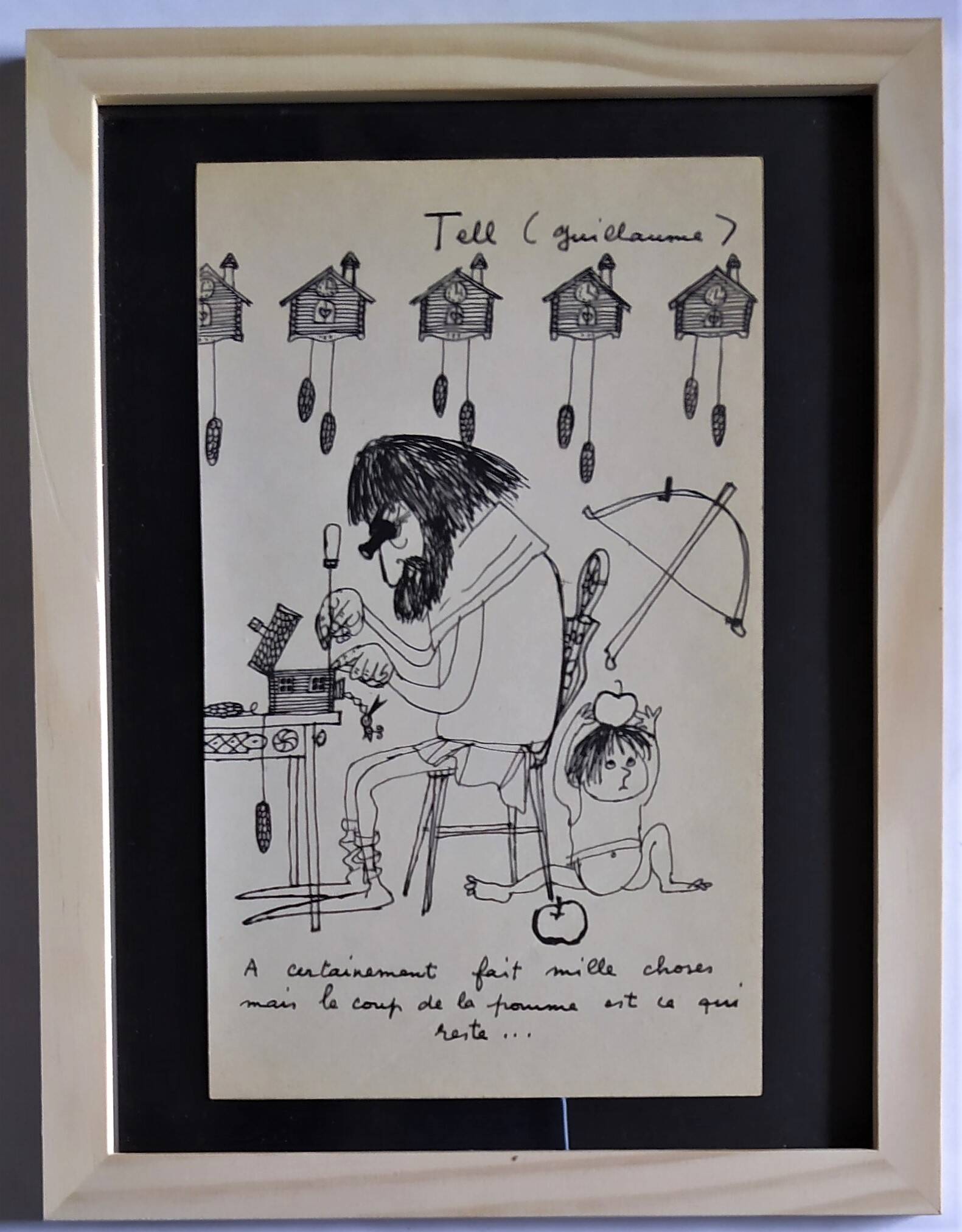 Damaging illustration from 1962 "Switzerland of Tell (Guillaume)"